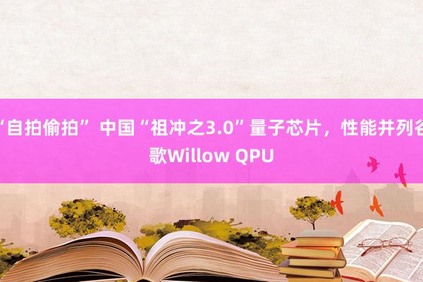 “自拍偷拍” 中国“祖冲之3.0”量子芯片，性能并列谷歌Willow QPU
