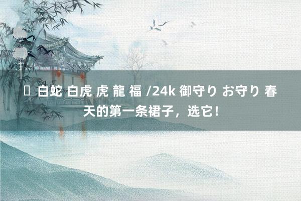✨白蛇 白虎 虎 龍 福 /24k 御守り お守り 春天的第一条裙子，选它！