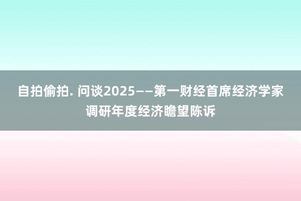 自拍偷拍. 问谈2025——第一财经首席经济学家调研年度经济瞻望陈诉